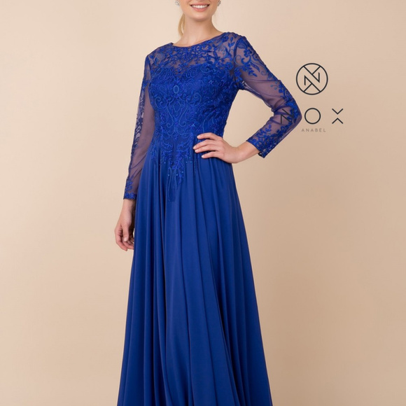 Illusion Sweetheart Neck Long Prom Dress NXH529 - Picture 1 of 3